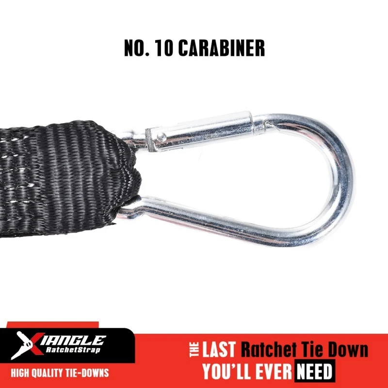 1.5 Inch Cam Buckle Tie Down Strap With M10 Carabiner best