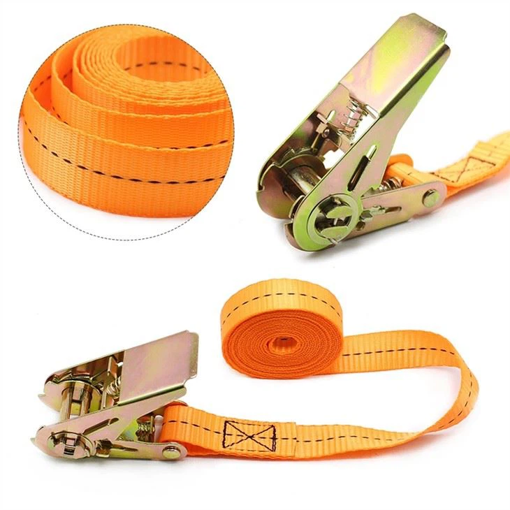 4 Pack Custom Lashing Belt Ratchet Strap Heavy Duty Cheap Ratchet Tie Down Straps