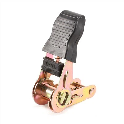 Оцинкованный 1-дюймовый сверхмощный натяжитель с резиновой ручкой в ​​форме листа для надежного крепления груза